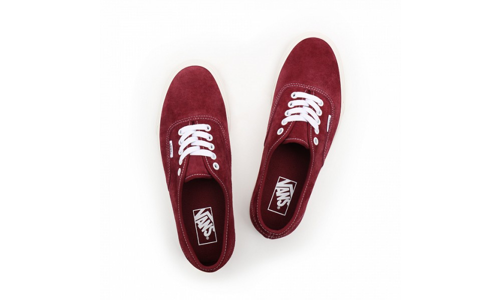 Vans bordeaux hot sale suede